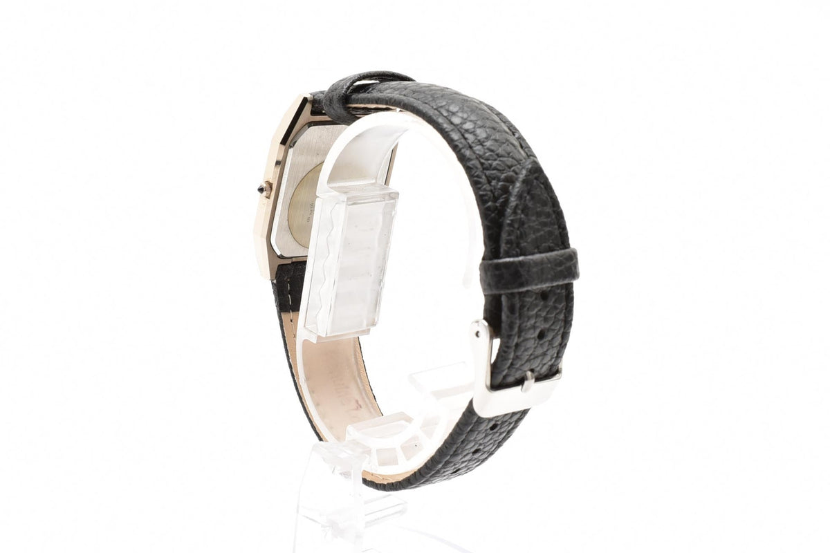 CITIZEN シチズン EXCEED エクシード 80s vintage 2730-273486 メンズ クォーツ 腕時計 ホワイト文字盤 3針 長方形 ステンレスケース レザーストラップ 27mm 1980年代 ヴィンテージ