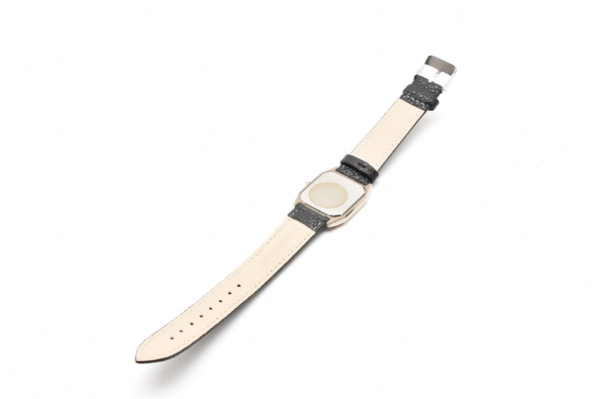 CITIZEN シチズン EXCEED エクシード 80s vintage 2730-273486 メンズ クォーツ 腕時計 ホワイト文字盤 3針 長方形 ステンレスケース レザーストラップ 27mm 1980年代 ヴィンテージ