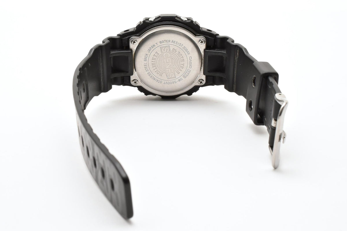 CASIO カシオ G-SHOCK DW-5600VT 30周年記念 SCENES メンズ クォーツ デジタル 腕時計 ブラック レッド 樹脂ケース レジンベルト 42.7mm 2010年代