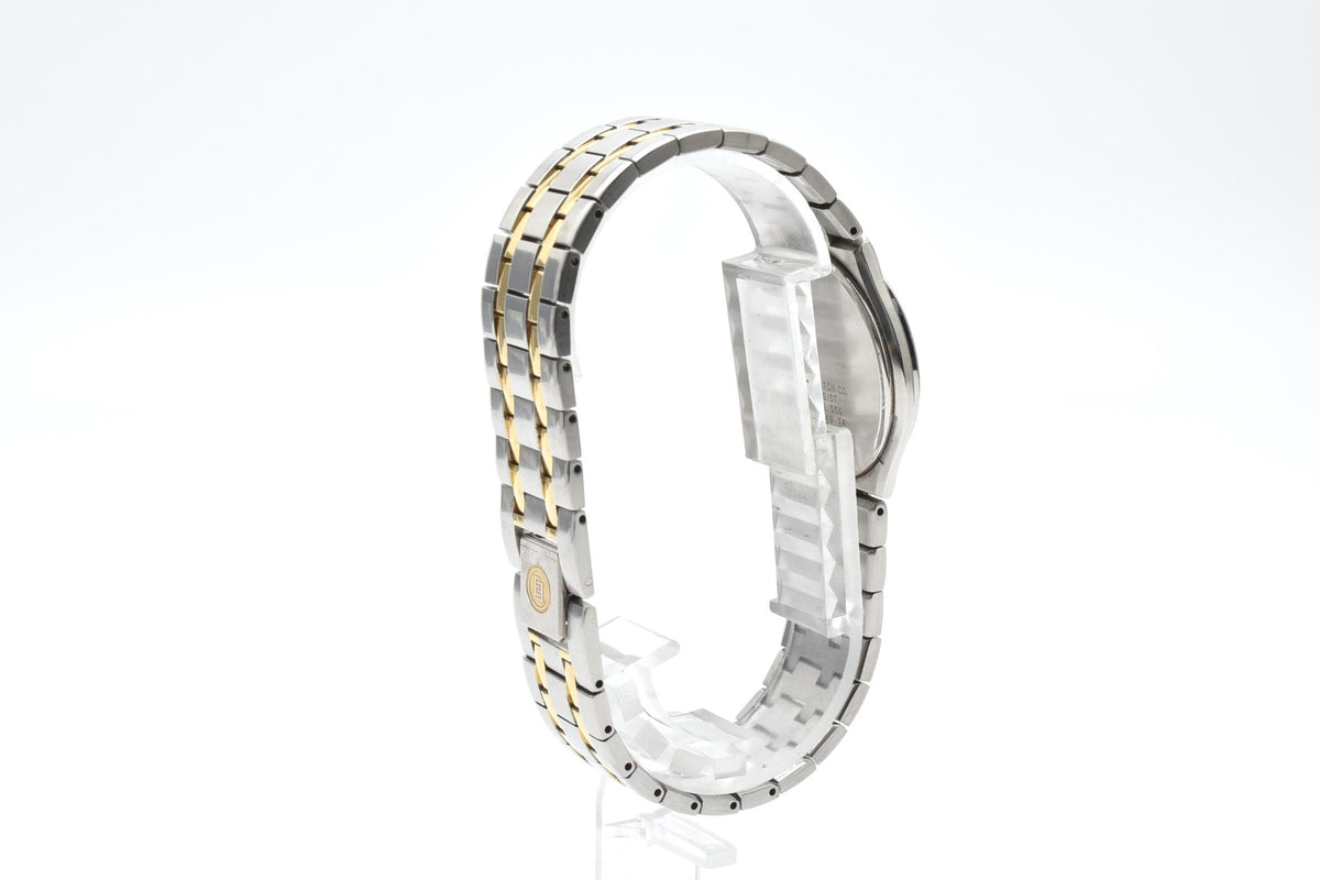 CITIZEN シチズン EXCEED エクシード 2710-274849 メンズ クォーツ 腕時計 ホワイト文字盤 デイト ステンレス SSG コンビ ブレスレット 32mm 1980年代 ヴィンテージ