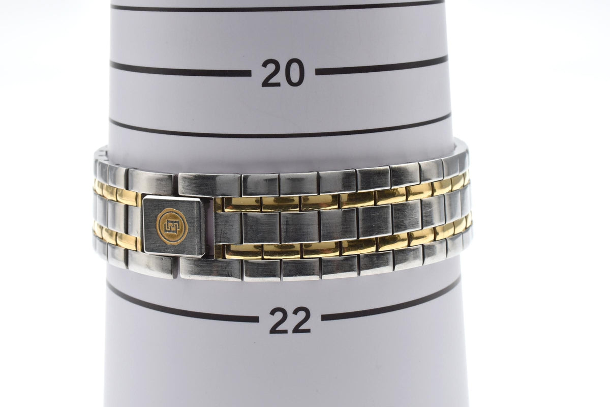 CITIZEN シチズン EXCEED エクシード 2710-274849 メンズ クォーツ 腕時計 ホワイト文字盤 デイト ステンレス SSG コンビ ブレスレット 32mm 1980年代 ヴィンテージ