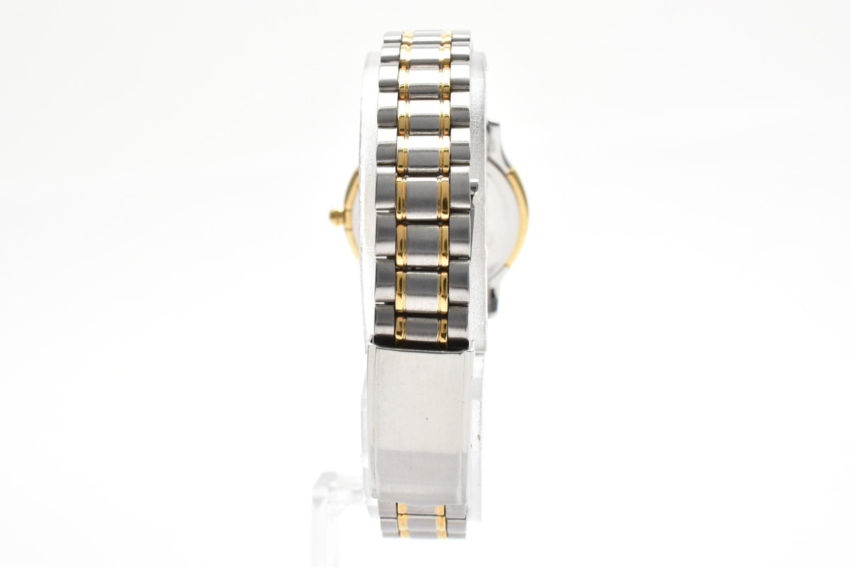 CITIZEN シチズン EXCEED エクシード 4420-E41730 レディース クォーツ 腕時計 ホワイト文字盤 2針 ステンレス コンビ ブレスレット 23mm 1990年代 ヴィンテージ