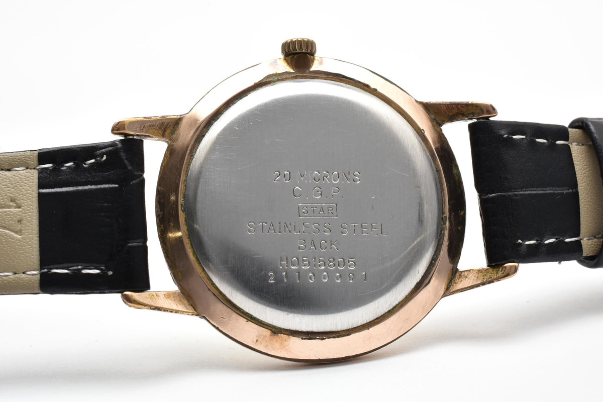 CITIZEN シチズン Homer ホーマー H0515805 メンズ 手巻き 腕時計 シルバー文字盤 3針 ステンレス レザーストラップ 35mm 1960年代 ヴィンテージ ドレスウォッチ