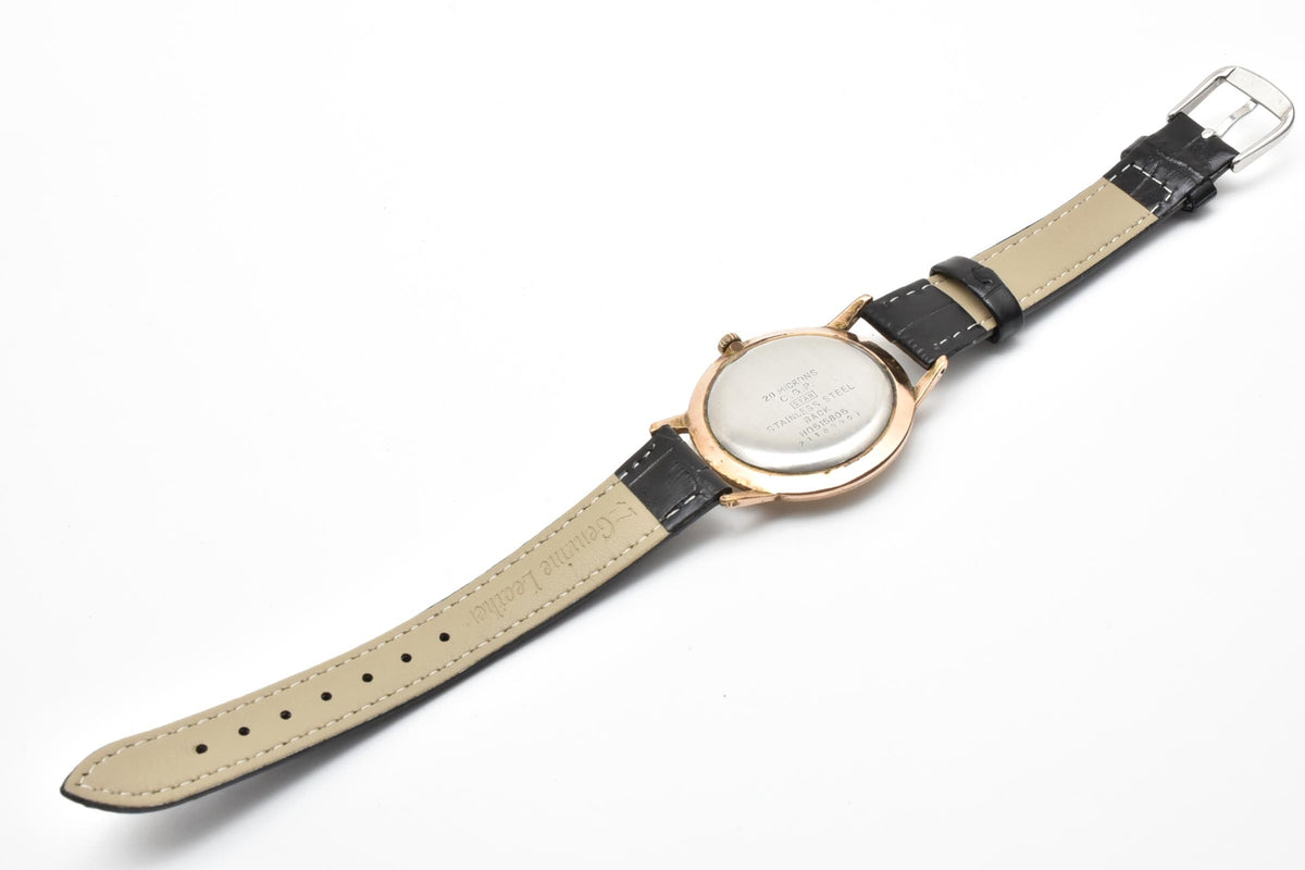 CITIZEN シチズン Homer ホーマー H0515805 メンズ 手巻き 腕時計 シルバー文字盤 3針 ステンレス レザーストラップ 35mm 1960年代 ヴィンテージ ドレスウォッチ