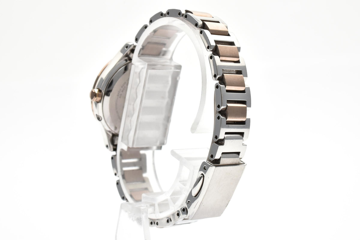 CITIZEN シチズン xC クロスシー H246-T024688 レディース ソーラー 電波 クォーツ 腕時計 ホワイト文字盤 ローマ数字 ステンレス コンビ ブレスレット 26.6mm 2010年代