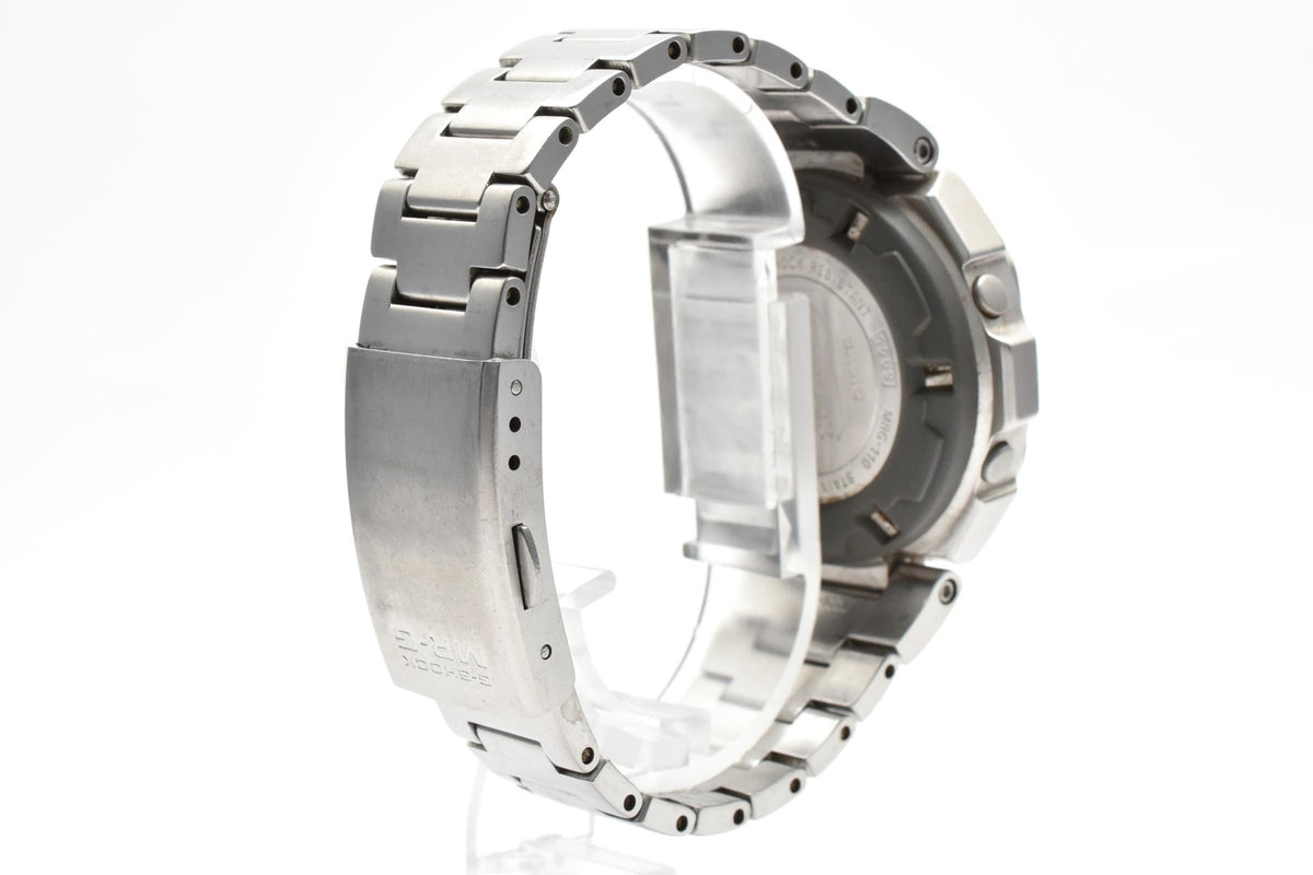 CASIO カシオ G-SHOCK MR-G MRG-110 メンズ クォーツ デジタル 腕時計 シルバー ステンレス メタルケース ブレスレット 43mm 1990年代 ヴィンテージ