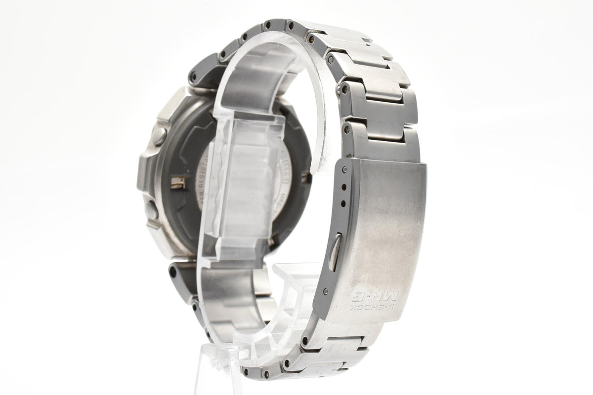 CASIO カシオ G-SHOCK MR-G MRG-110 メンズ クォーツ デジタル 腕時計 シルバー ステンレス メタルケース ブレスレット 43mm 1990年代 ヴィンテージ