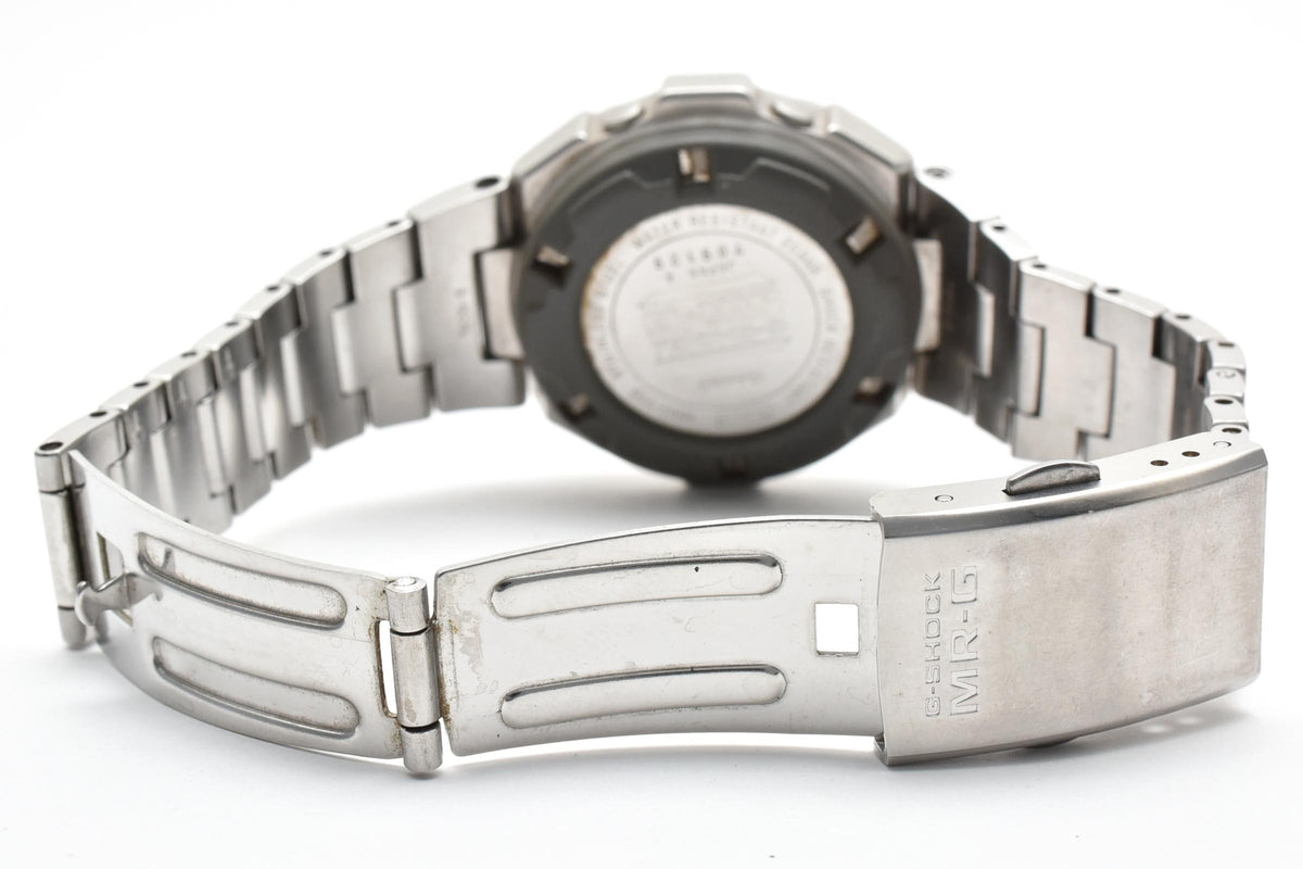 CASIO カシオ G-SHOCK MR-G MRG-110 メンズ クォーツ デジタル 腕時計 シルバー ステンレス メタルケース ブレスレット 43mm 1990年代 ヴィンテージ