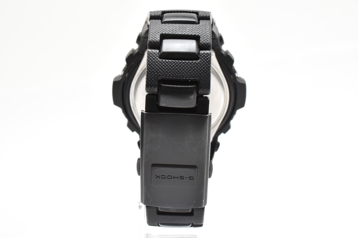 CASIO カシオ G-SHOCK AWG-M100BC メンズ 腕時計 タフソーラー 電波時計 マルチバンド6 アナデジ ブラック ブルー コンポジットブレスレット 42mm 2010年代
