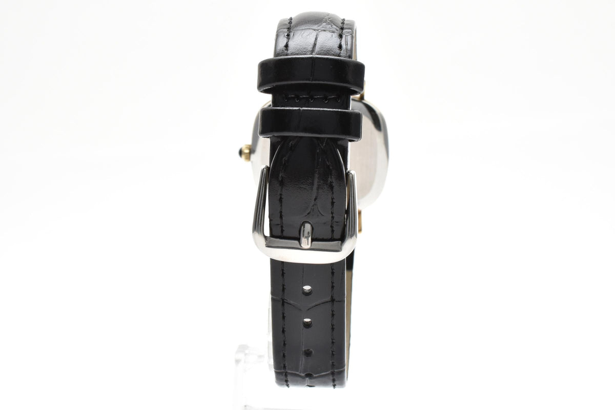 TISSOT ティソ Stylist スタイリスト メンズ 手巻き 腕時計 ゴールド文字盤 2針 ステンレス 角型ケース レザーストラップ 28mm 1970年代 ヴィンテージ