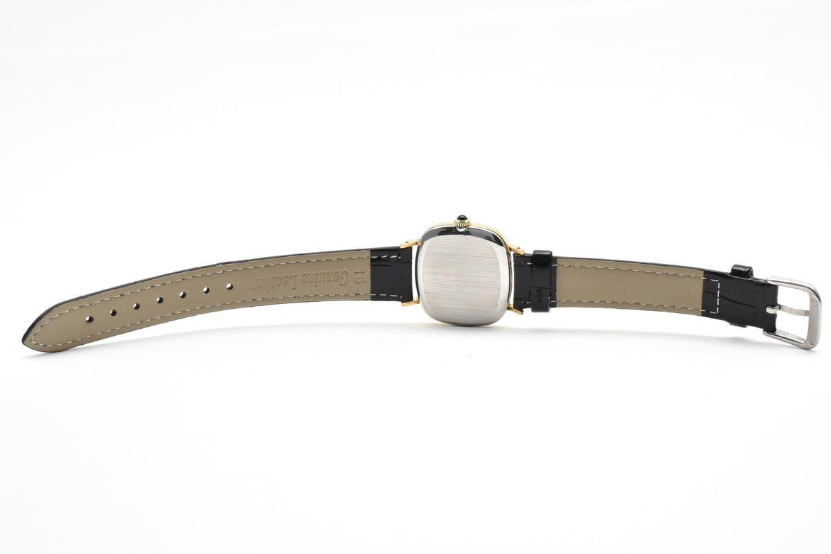TISSOT ティソ Stylist スタイリスト メンズ 手巻き 腕時計 ゴールド文字盤 2針 ステンレス 角型ケース レザーストラップ 28mm 1970年代 ヴィンテージ