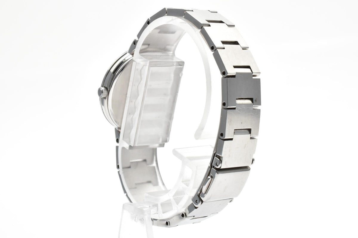 CITIZEN シチズン xC クロスシー 4613-H07910 メンズ クォーツ 腕時計 ブラック文字盤 2針 ステンレス ブレスレット 26mm 1990年代 ヴィンテージ ドレスウォッチ