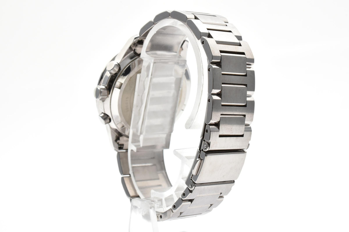 CITIZEN シチズン xC クロスシー A510-T002374 メンズ クォーツ 腕時計 ホワイト文字盤 クロノグラフ デイト マルチファンクション ステンレス ブレスレット 35mm 2000年代