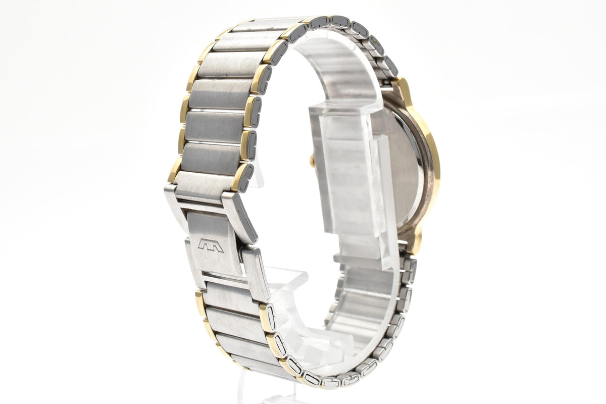 GLYCINE グリシン グライシン Bienne ビエンヌ Constellation 170790 メンズ クォーツ 腕時計 シルバー文字盤 2針 ステンレス コンビ ブレスレット 29.6mm 1990年代 ヴィンテージ