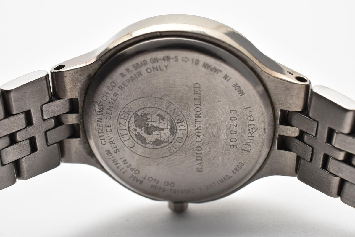CITIZEN シチズン EXCEED エクシード H010-T014062 レディース ソーラー クォーツ 腕時計 ホワイト文字盤 デイト ステンレス ブレスレット 24mm 2000年代