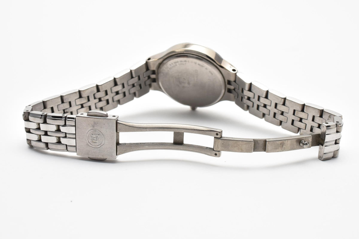 CITIZEN シチズン EXCEED エクシード H010-T014062 レディース ソーラー クォーツ 腕時計 ホワイト文字盤 デイト ステンレス ブレスレット 24mm 2000年代