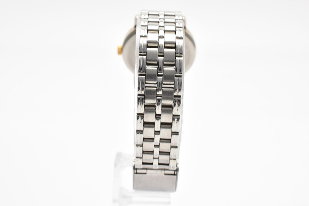 CITIZEN シチズン 6031-343646 KA 90s vintage レディース クォーツ 腕時計 ホワイト文字盤 ゴールド バーインデックス ステンレス コンビ ブレスレット 23mm 1990年代 ヴィンテージ