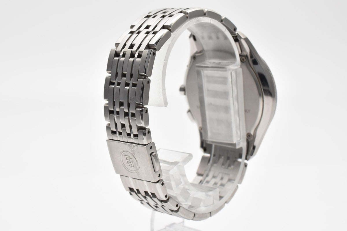 CITIZEN シチズン EXCEED エクシード Y2K 00s H100-T010164 TA メンズ エコドライブ 電波 ソーラー 腕時計 ブラック文字盤 デイデイト チタン 36.6mm 2000年代 箱付き