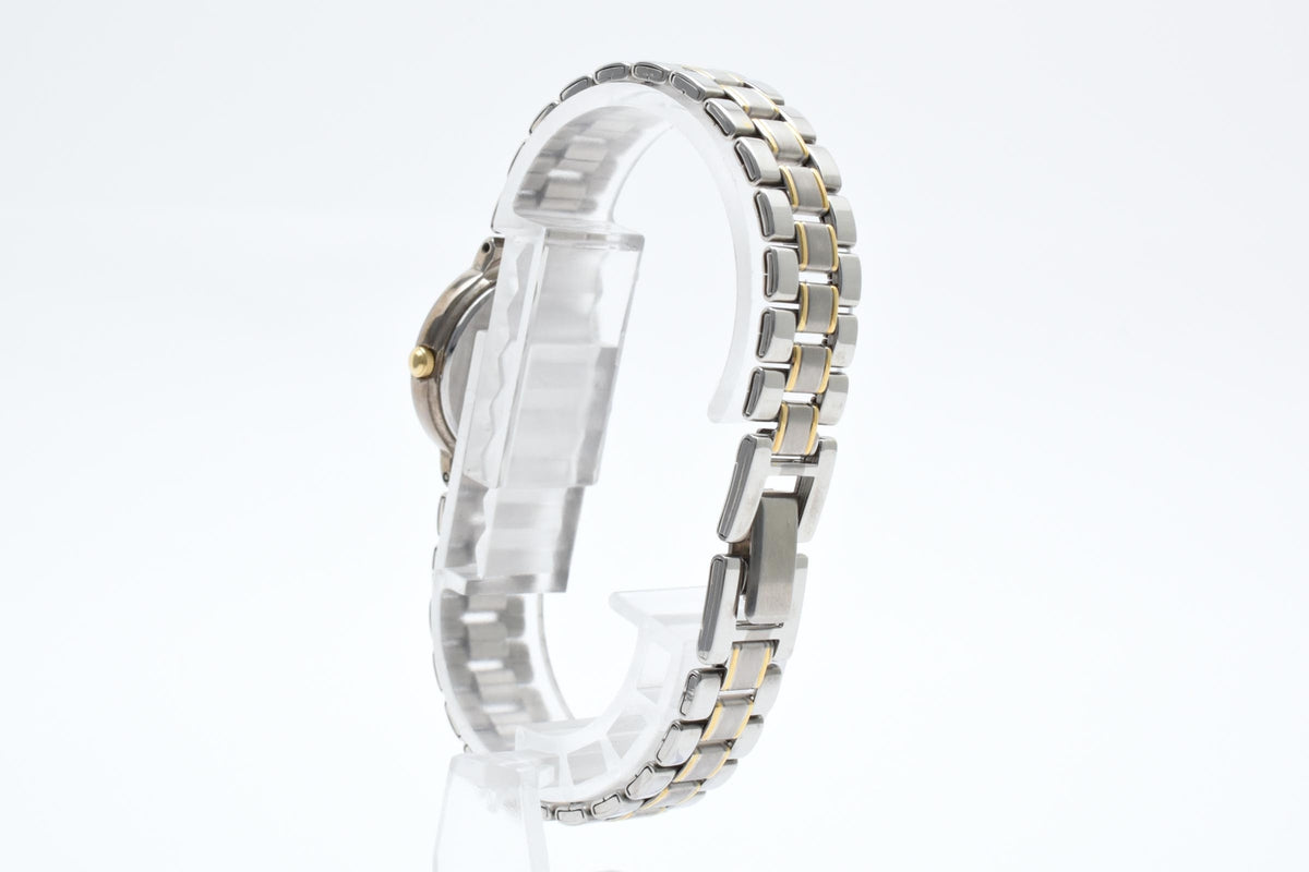 SEIKO セイコー Avenue アベニュー 4N21-0410 レディース クォーツ 腕時計 ホワイト文字盤 ゴールド シルバー ツートーン ステンレス ブレスレット 20.5mm 1990年代