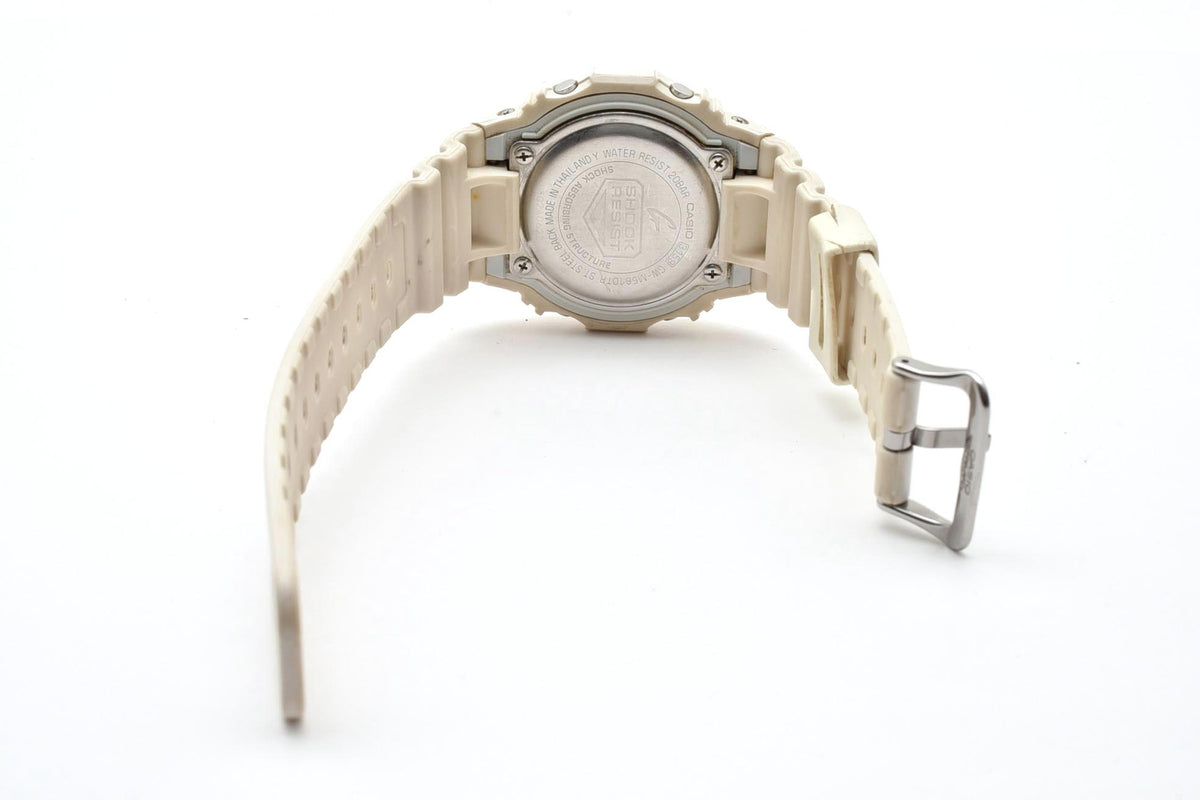 良品 CASIO カシオ G-SHOCK Gショック GW-M5610TR タフソーラー 電波 マルチバンド6 トリコロール ホワイト 白 スクエア デジタル メンズ 腕時計 稼働品