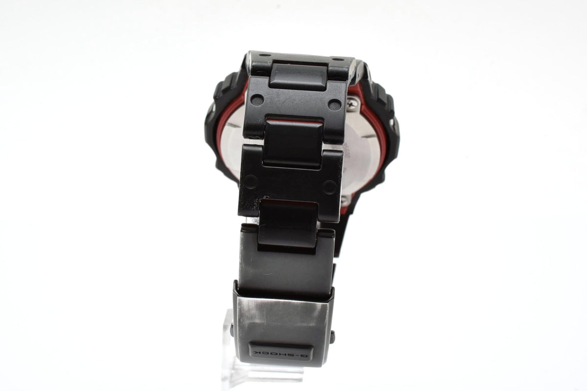 美品 CASIO カシオ G-SHOCK Gショック GW-B5600 Bluetooth タフソーラー 電波 マルチバンド6 コンポジットバンド ブラック レッド スクエア メンズ 腕時計 稼働品
