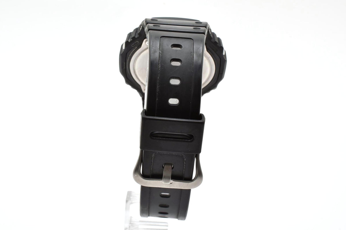 美品 CASIO カシオ G-SHOCK Gショック GA-2100 カーボンコアガード オクタゴン 八角形 アナデジ オールブラック 黒 メンズ 腕時計 稼働品