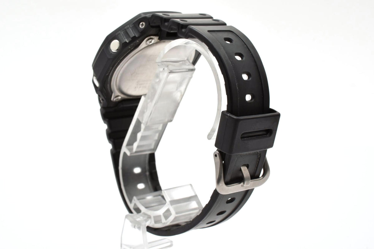 美品 CASIO カシオ G-SHOCK Gショック GA-2100 カーボンコアガード オクタゴン 八角形 アナデジ オールブラック 黒 メンズ 腕時計 稼働品