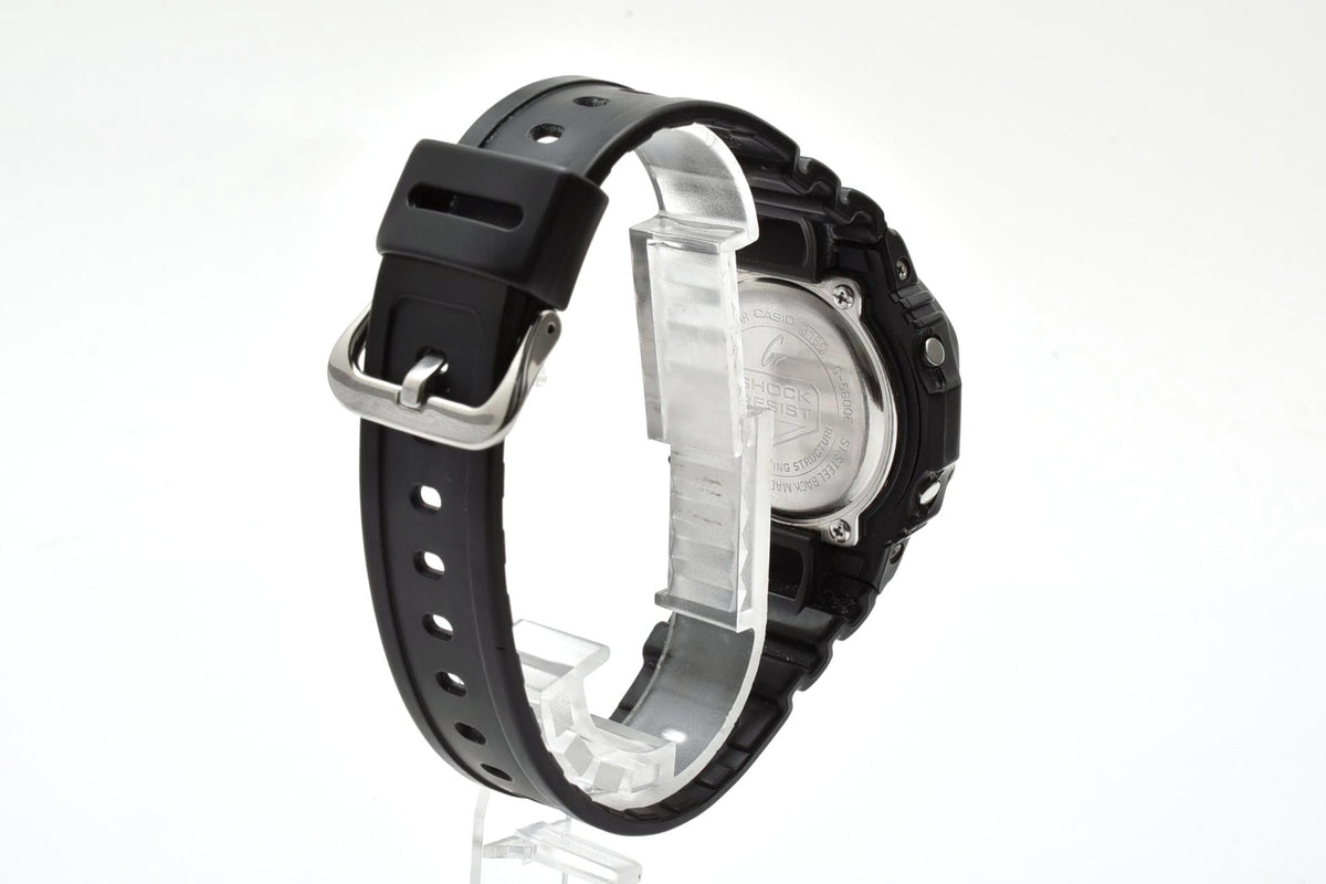 美品 CASIO カシオ G-SHOCK Gショック G-5600E タフソーラー スクエア デジタル ブラック 黒 メンズ 腕時計 稼働品