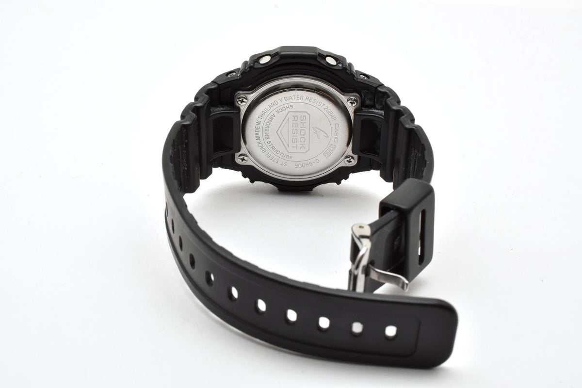 美品 CASIO カシオ G-SHOCK Gショック G-5600E タフソーラー スクエア デジタル ブラック 黒 メンズ 腕時計 稼働品