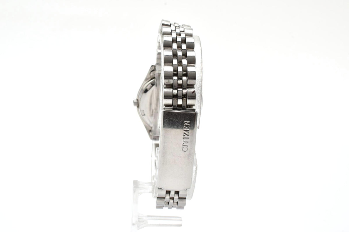 美品 CITIZEN シチズン 6000-S96419 クォーツ デイデイト アラビア数字 ステンレス レディース 腕時計 稼働品