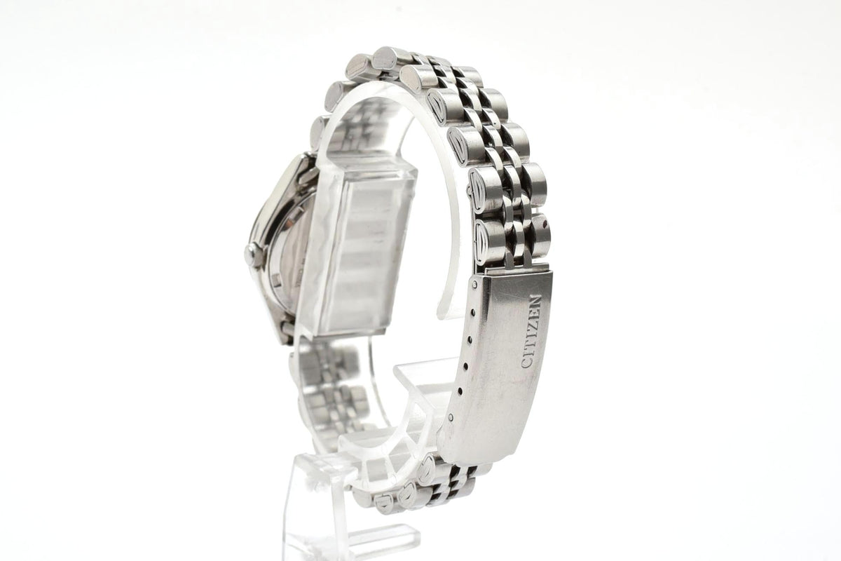 美品 CITIZEN シチズン 6000-S96419 クォーツ デイデイト アラビア数字 ステンレス レディース 腕時計 稼働品