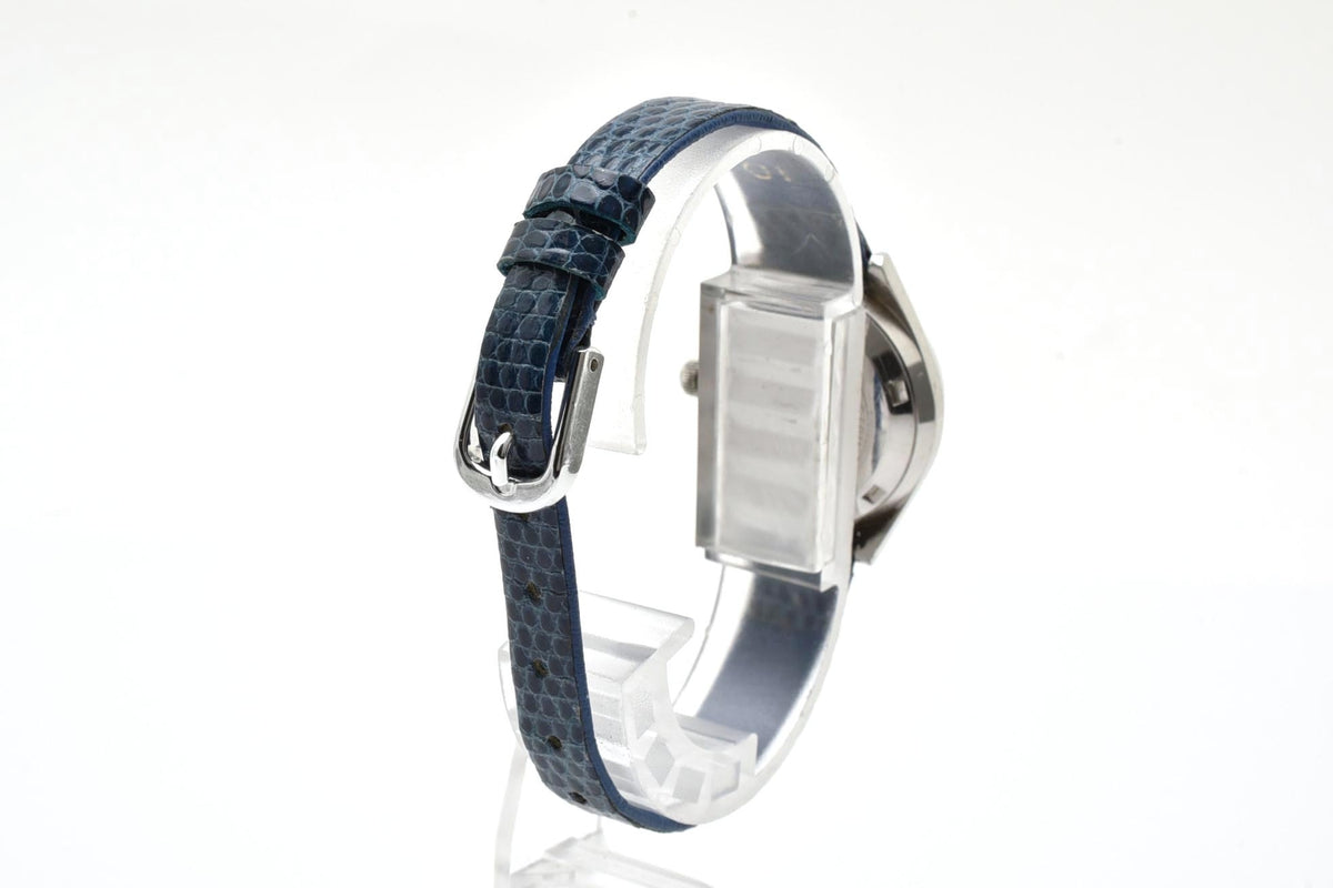美品 CITIZEN シチズン 4-852273K クォーツ デイデイト グリーン グラデーション文字盤 クッション型 ステンレス 革ベルト ヴィンテージ 1970年代 レディース 腕時計 稼働品