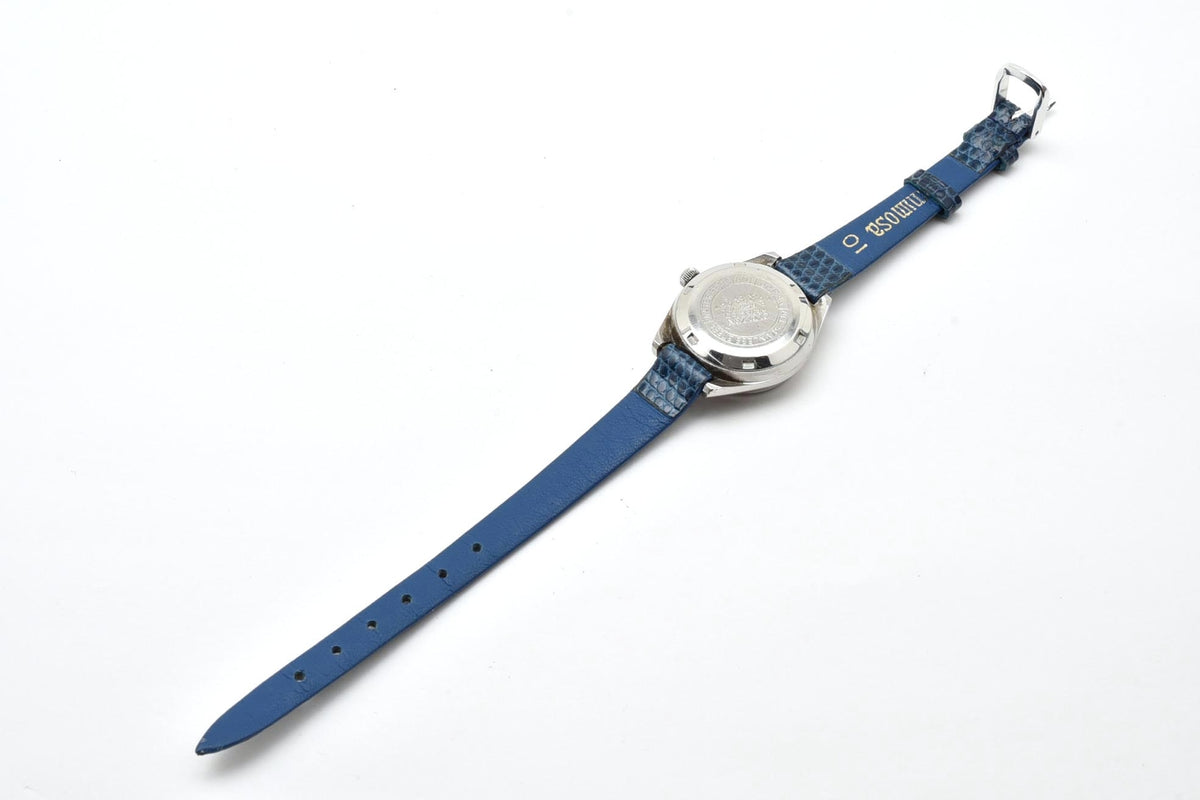 美品 CITIZEN シチズン 4-852273K クォーツ デイデイト グリーン グラデーション文字盤 クッション型 ステンレス 革ベルト ヴィンテージ 1970年代 レディース 腕時計 稼働品