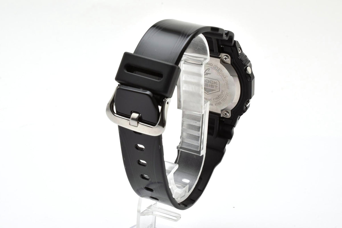 美品 CASIO カシオ G-SHOCK Gショック G-LIDE Gライド GLX-5600 タイドグラフ ムーンデータ スクエア デジタル ブラック 黒 メンズ 腕時計 稼働品