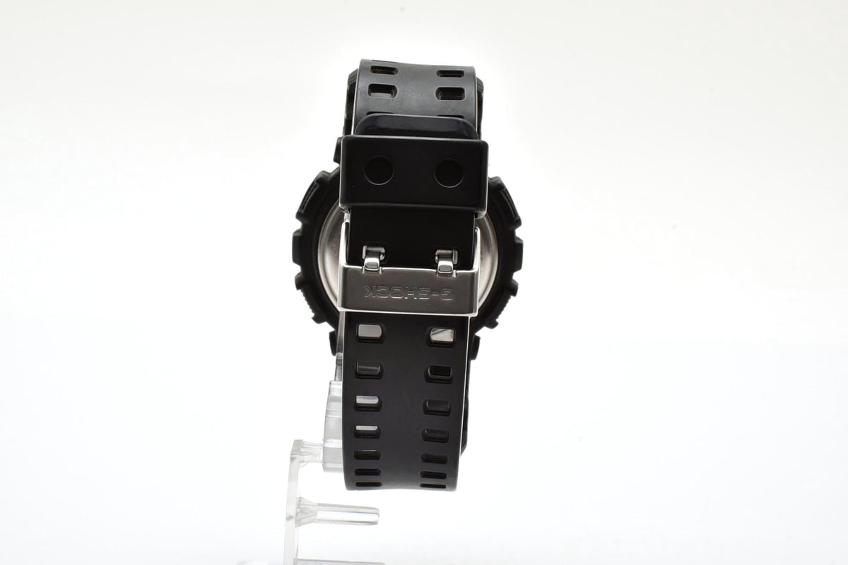 美品 CASIO カシオ G-SHOCK Gショック GA-100C アナデジ ビッグフェイス ブラック 黒 グリーン針 ネオン メンズ 腕時計 稼働品