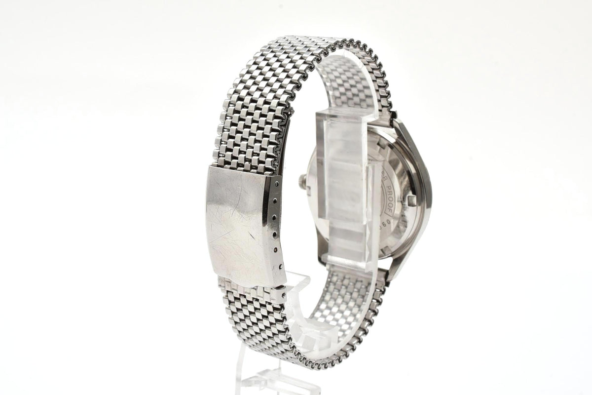 良品 SEIKO セイコー ビジネスA BUSINESS-A 8306-8001 自動巻き 27石 デイデイト シルバー文字盤 ステンレス ヴィンテージ 1960年代 メンズ 腕時計 稼働品