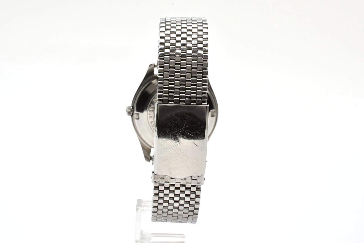 良品 SEIKO セイコー ビジネスA BUSINESS-A 8306-8001 自動巻き 27石 デイデイト シルバー文字盤 ステンレス ヴィンテージ 1960年代 メンズ 腕時計 稼働品