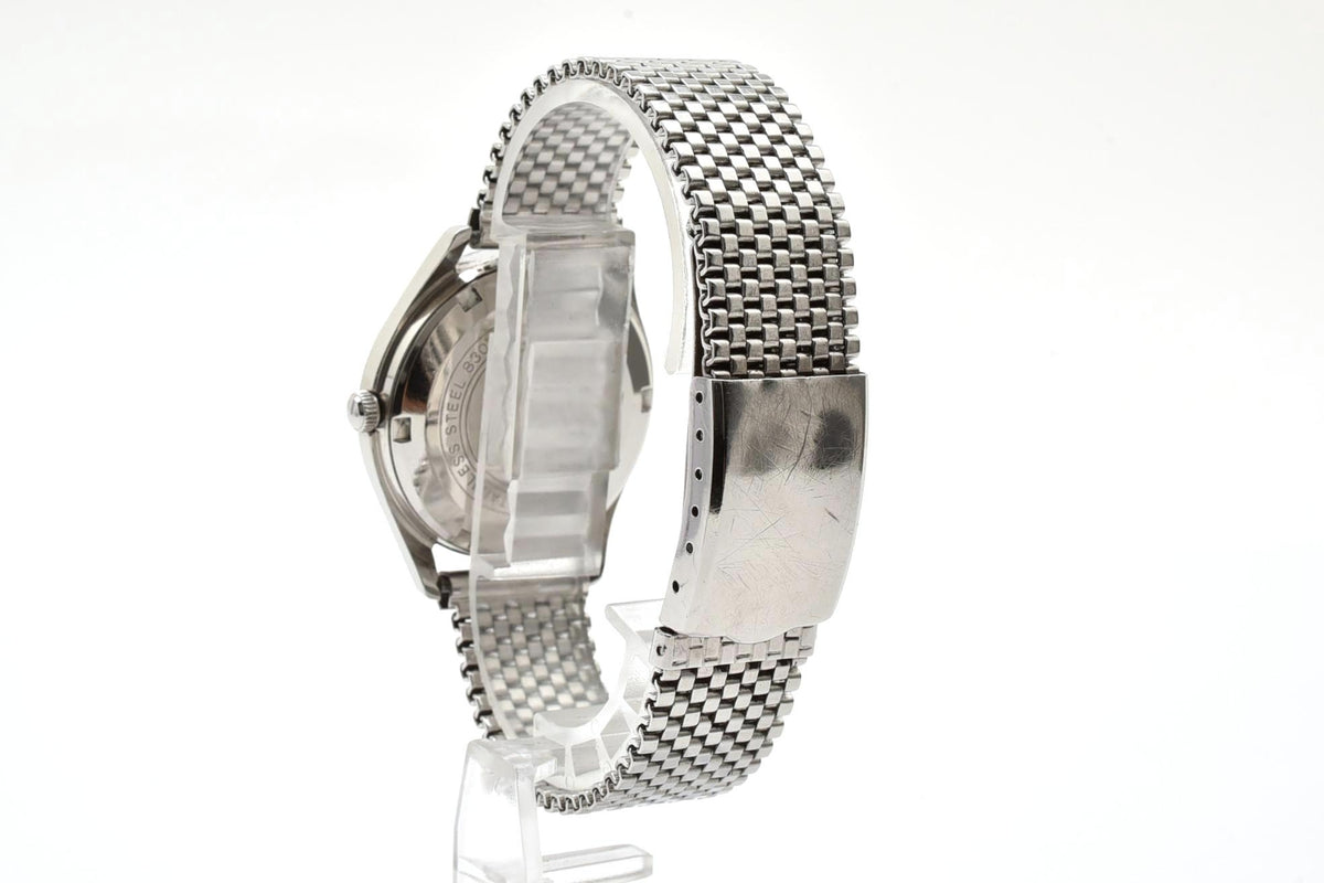 良品 SEIKO セイコー ビジネスA BUSINESS-A 8306-8001 自動巻き 27石 デイデイト シルバー文字盤 ステンレス ヴィンテージ 1960年代 メンズ 腕時計 稼働品