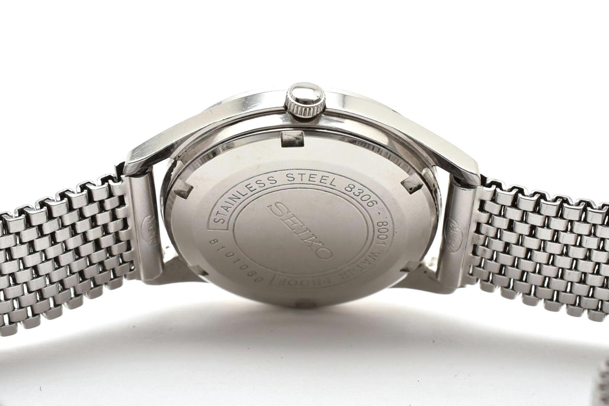 良品 SEIKO セイコー ビジネスA BUSINESS-A 8306-8001 自動巻き 27石 デイデイト シルバー文字盤 ステンレス ヴィンテージ 1960年代 メンズ 腕時計 稼働品