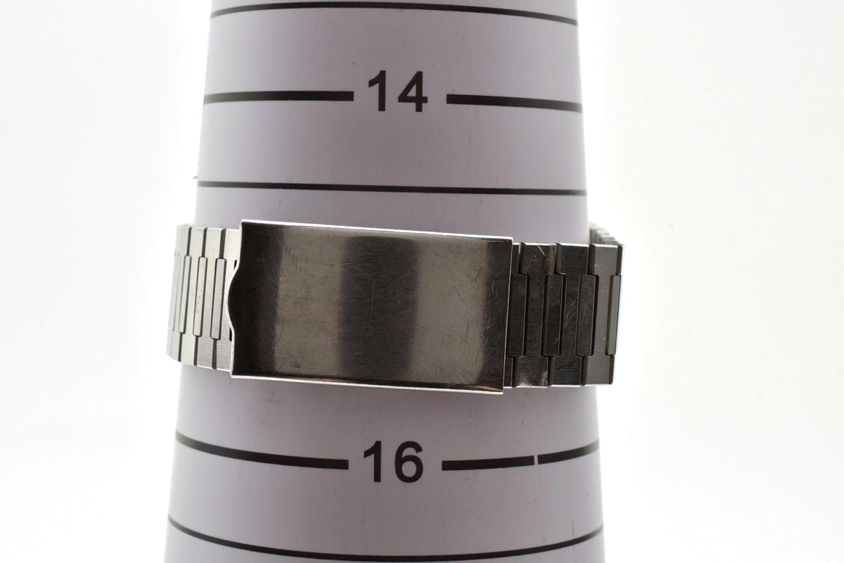 良品 SEIKO セイコー 7431-5130 クォーツ クッション シルバー文字盤 ステンレス ブレスレット ヴィンテージ 1980年代 ユニセックス 腕時計 稼働品