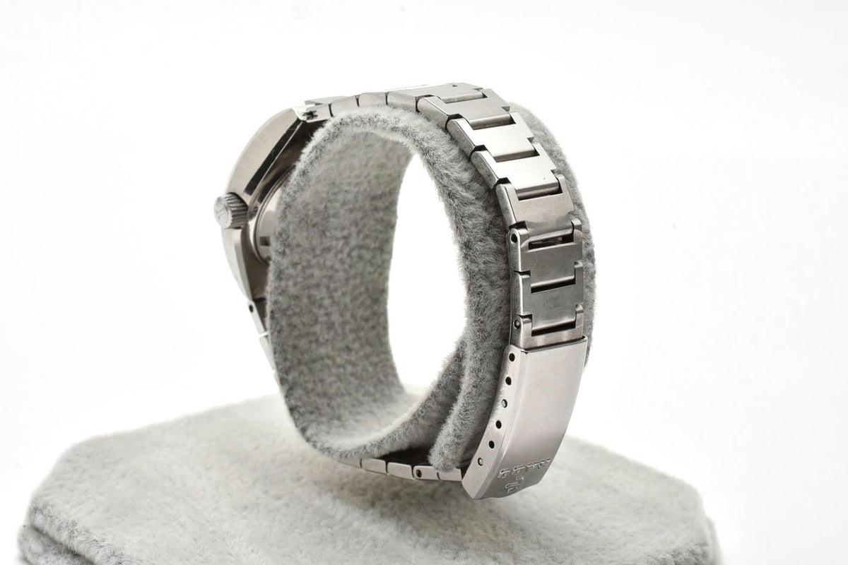 良品 RADO ラドー BERG ベルグ K126664 自動巻き デイト シルバー文字盤 ステンレス クッション型 スイス製 ヴィンテージ 1970年代 レディース 腕時計 稼働品