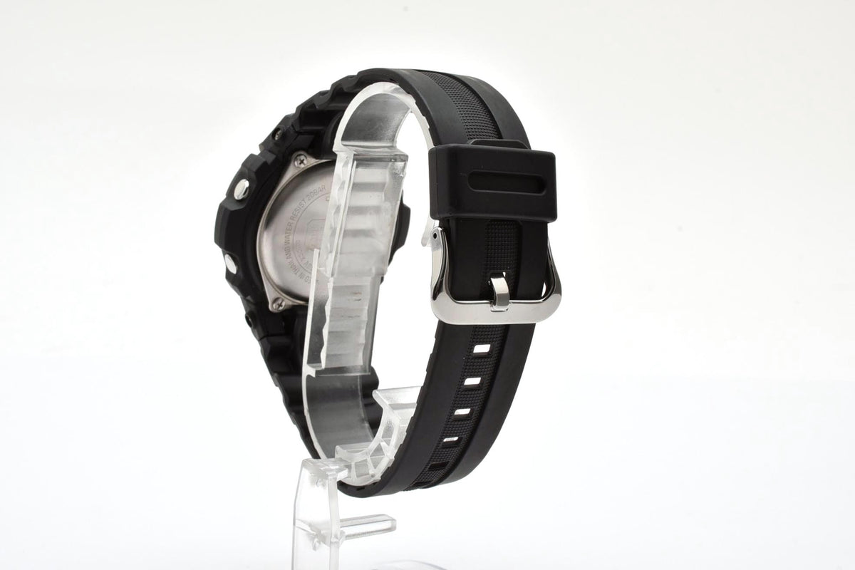 美品 CASIO カシオ G-SHOCK AW-591 アナデジ クォーツ 20気圧防水 ブラック×レッド 樹脂 ラバーベルト メンズ 腕時計 稼働品