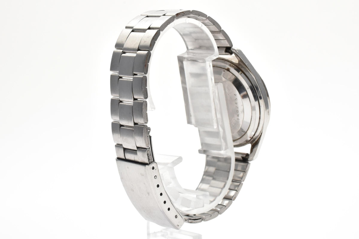 良品 SEIKO セイコー セイコー5 6119-8020 自動巻き 21石 デイデイト ブラック文字盤 ステンレス ヴィンテージ 1970年代 メンズ 腕時計 稼働品