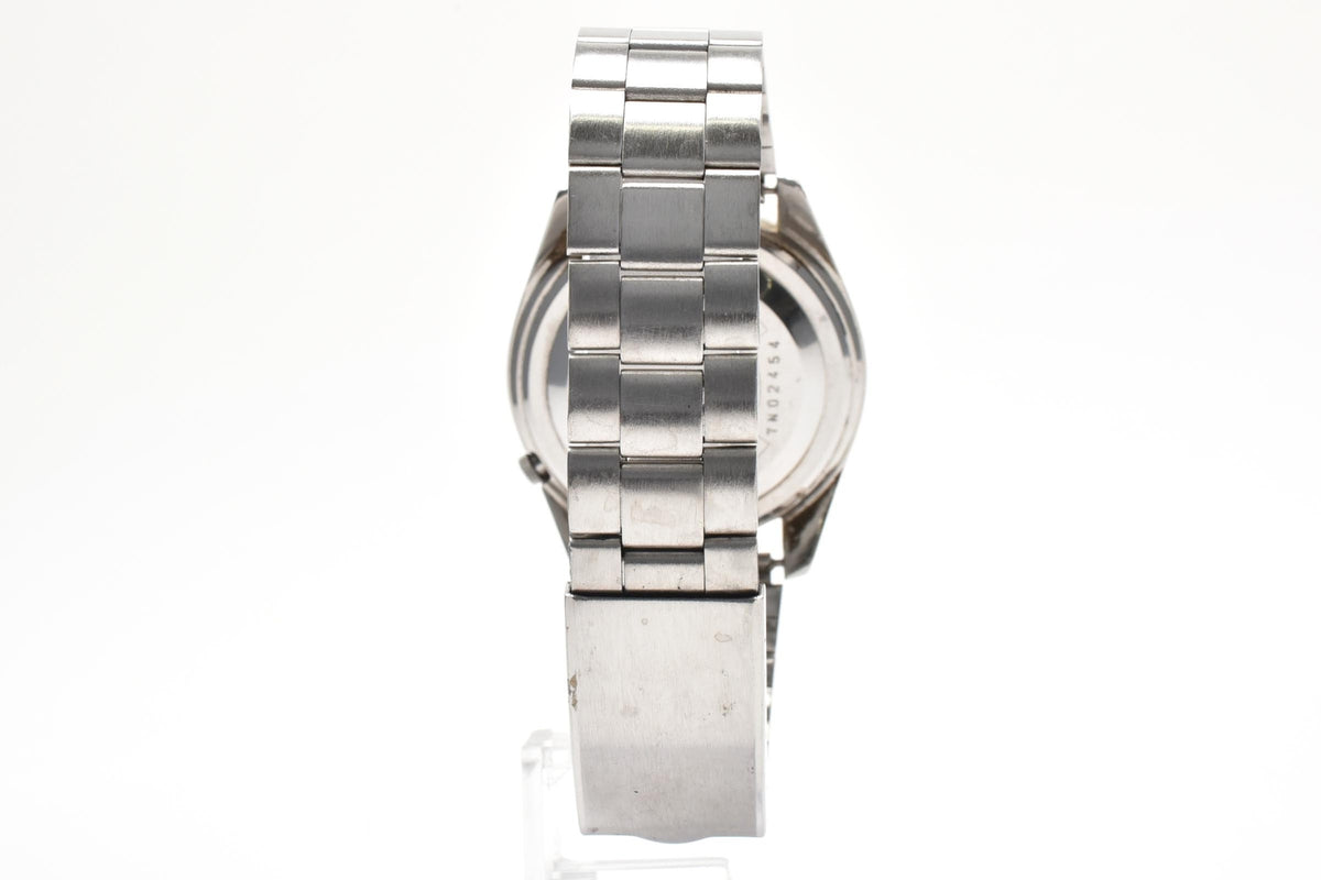 良品 SEIKO セイコー セイコー5 6119-8020 自動巻き 21石 デイデイト ブラック文字盤 ステンレス ヴィンテージ 1970年代 メンズ 腕時計 稼働品