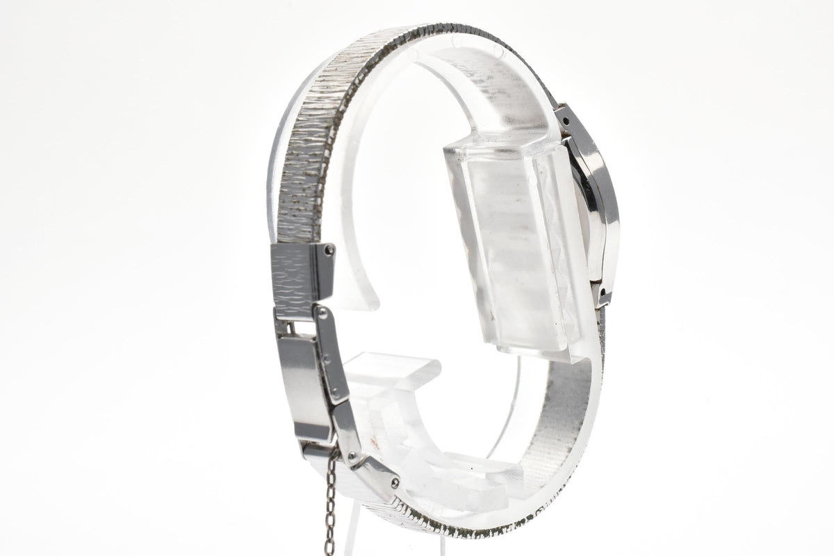 美品 CITIZEN シチズン 4-671741S 手巻き 21石 ホワイト文字盤 WGP ホワイトゴールドメッキ カクテルウォッチ ヴィンテージ 1970年代 レディース 腕時計 稼働品