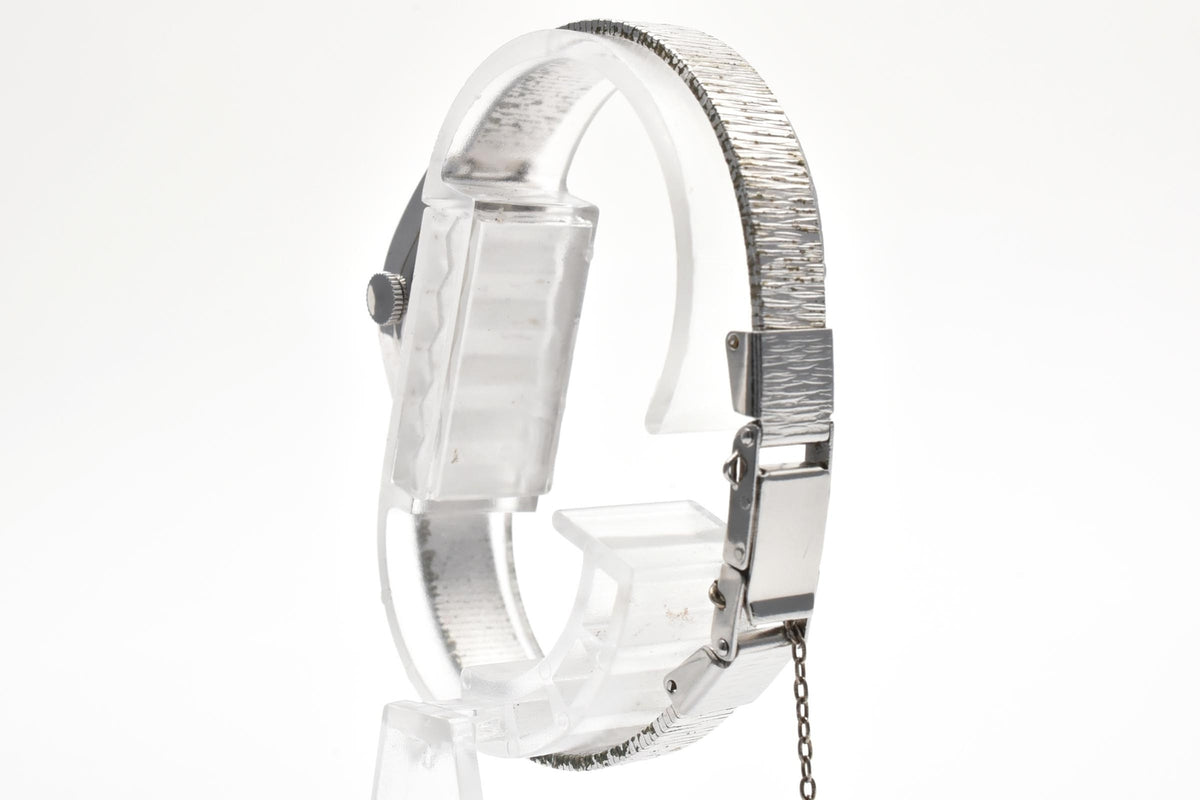 美品 CITIZEN シチズン 4-671741S 手巻き 21石 ホワイト文字盤 WGP ホワイトゴールドメッキ カクテルウォッチ ヴィンテージ 1970年代 レディース 腕時計 稼働品