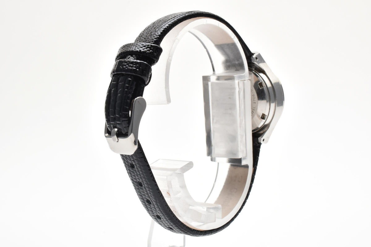美品 SEIKO セイコー 2706-0310 自動巻き デイデイト ブルー文字盤 ステンレス レザーベルト ヴィンテージ 1974年 レディース 腕時計 稼働品