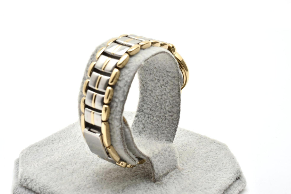 美品 SEIKO セイコー ルーセント 4N21-0610 クォーツ コンビ クリーム文字盤 1990年代 レディース 腕時計 稼働品