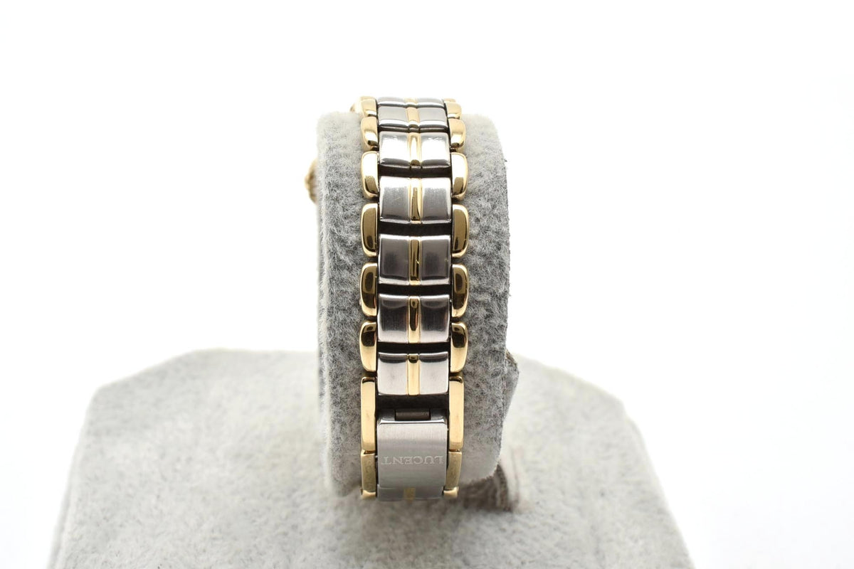 美品 SEIKO セイコー ルーセント 4N21-0610 クォーツ コンビ クリーム文字盤 1990年代 レディース 腕時計 稼働品