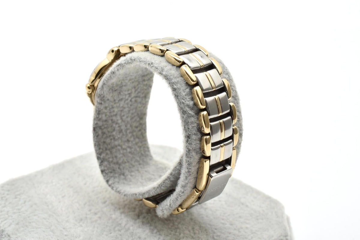 美品 SEIKO セイコー ルーセント 4N21-0610 クォーツ コンビ クリーム文字盤 1990年代 レディース 腕時計 稼働品